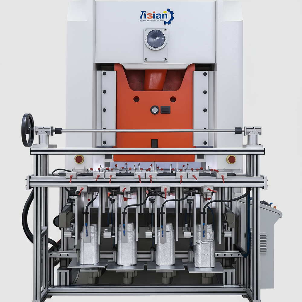 Semi Automatic Foil Container Machine