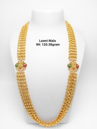 92% New Design Gold Laxmi Mala