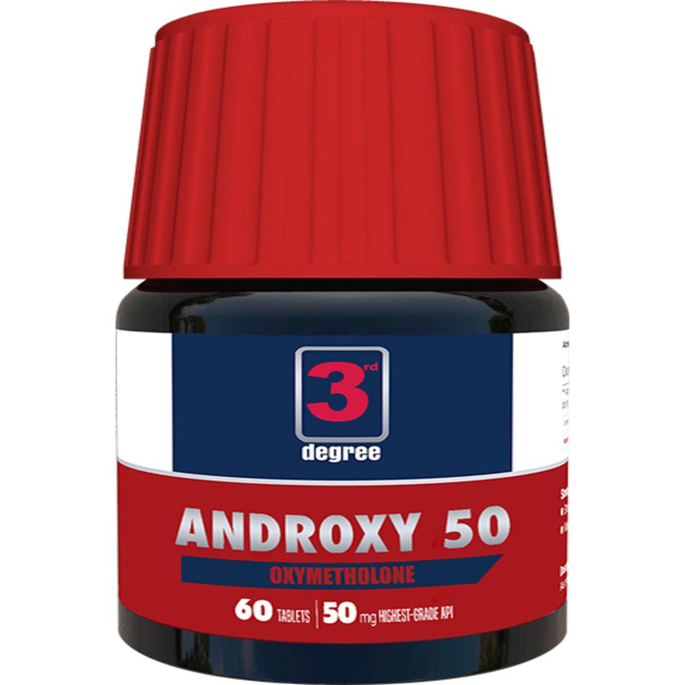 3RD DEGREE ANDROXY, 60 TABLETS, 50MG
