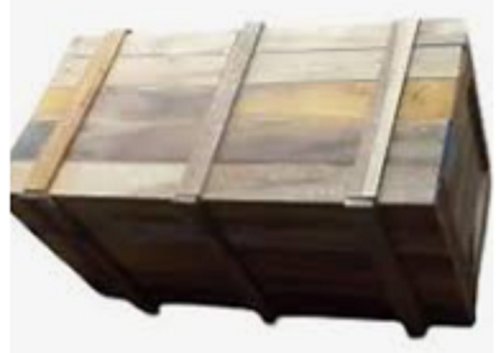 Solid Wooden Pallet Box - Finishing: Glossy Lamination