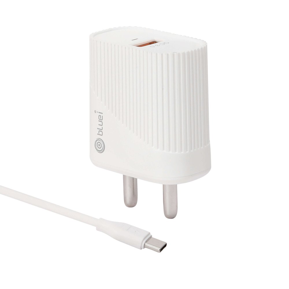 Energix QC 18W Single USB Fast Charger with Type-C Cable