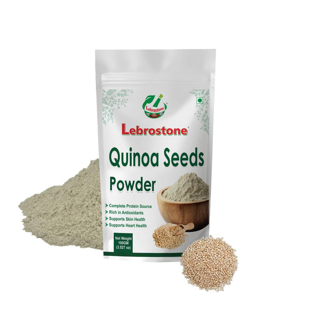 Lebrostone Quinoa Seeds Powder | Rich In Protein & Amino Acids | Supports Heart Health | 100g - Age Group: For Adults