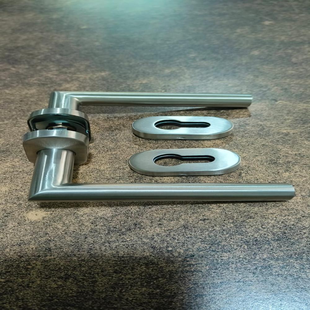 Owel Mortise Handle - Color: Silver