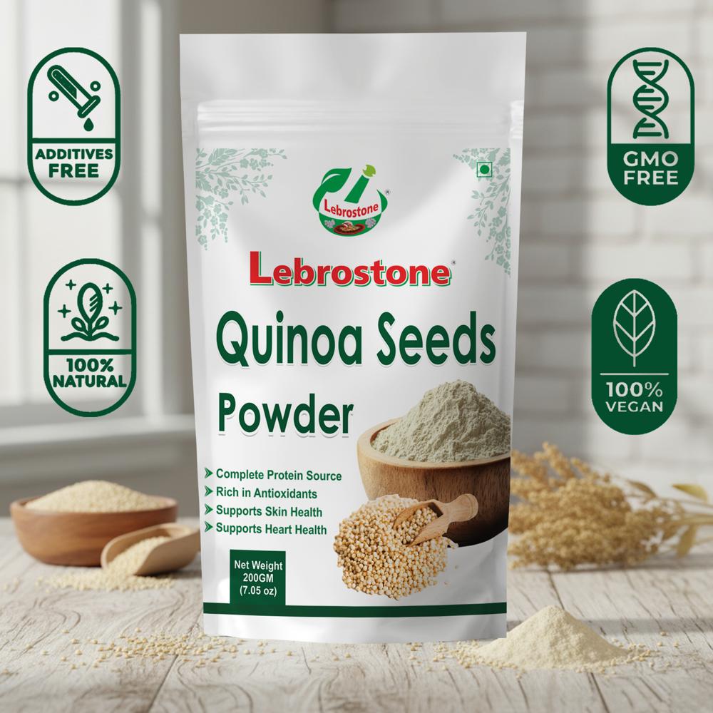 Lebrostone Quinoa Seeds Powder | Rich in Protein & Amino Acids | Supports Heart Health | 100g