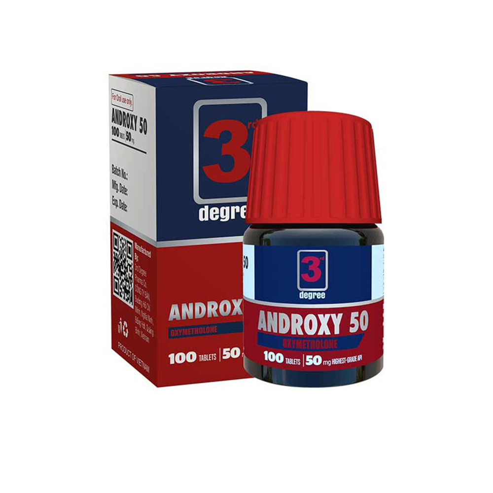 3RD DEGREE ANDROXY, 100 TABLETS, 50MG