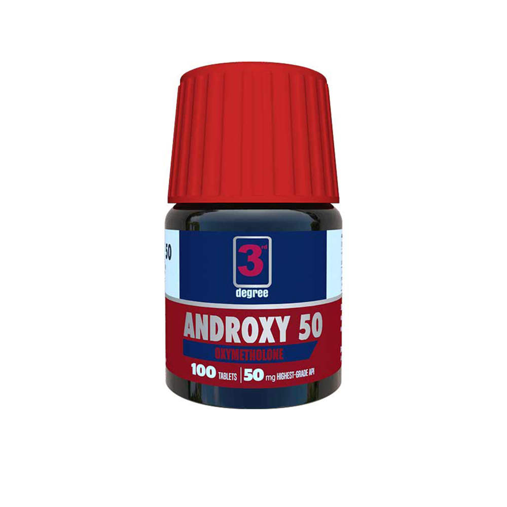 3RD DEGREE ANDROXY, 100 TABLETS, 50MG