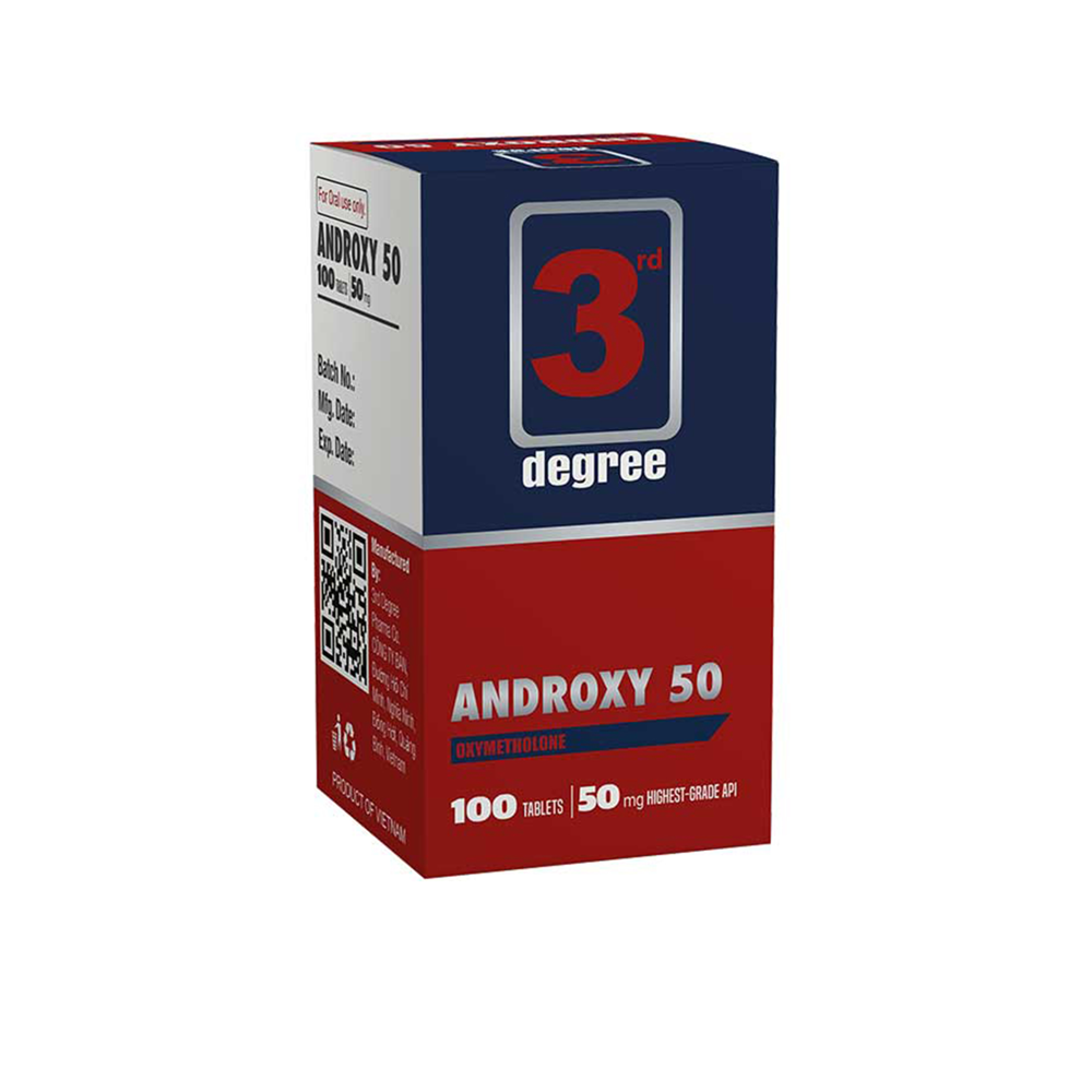 3RD DEGREE ANDROXY, 100 TABLETS, 50MG