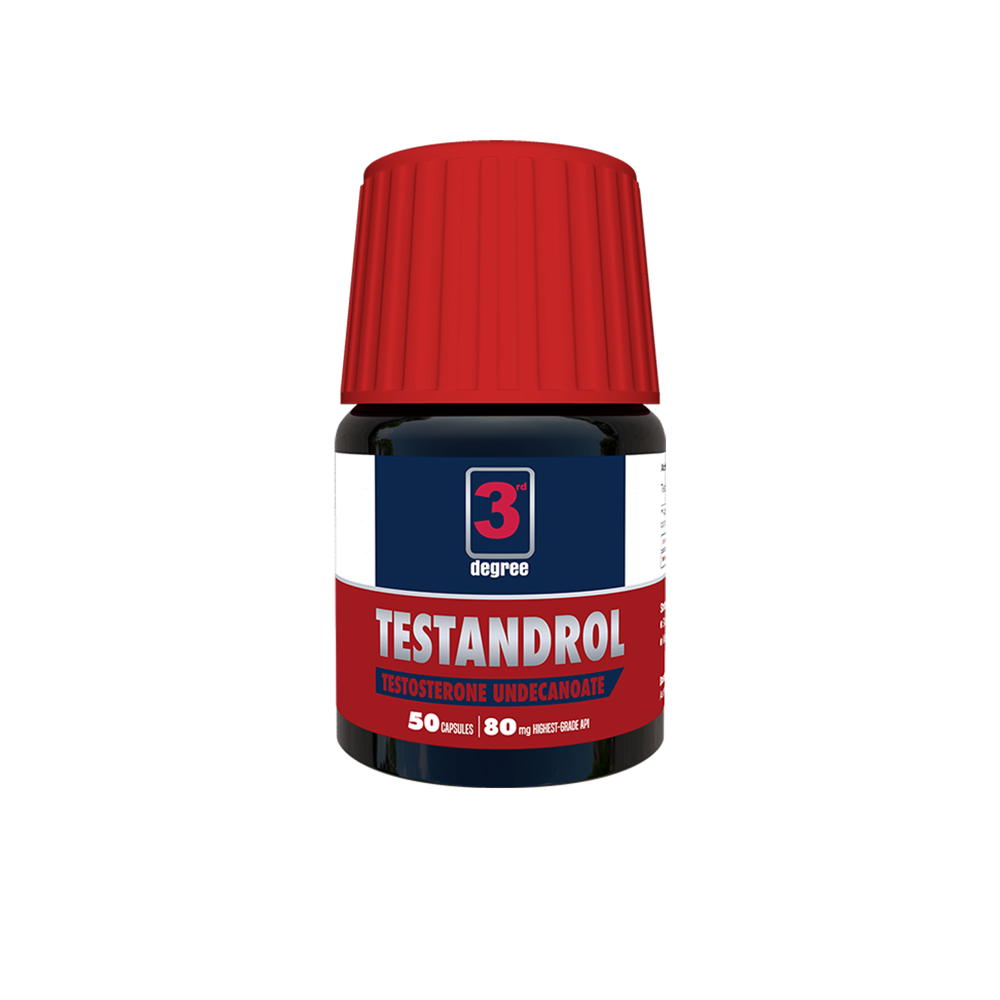 3RD DEGREE TESTANDROL, 80MG, 50 CAPS