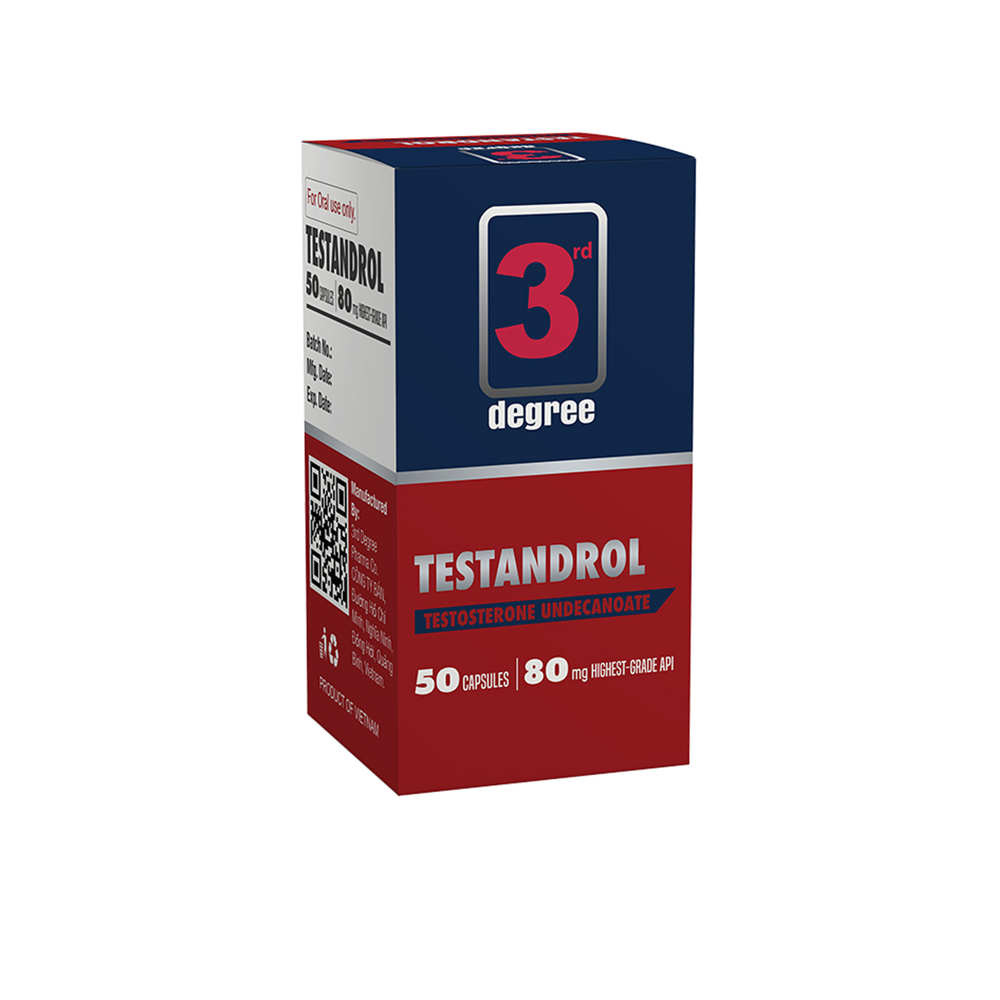 3RD DEGREE TESTANDROL, 80MG, 50 CAPS