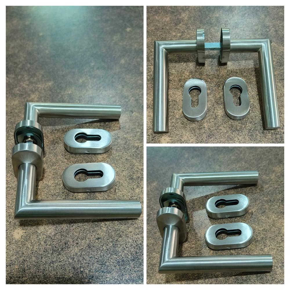 Owel Door Handle - Color: Silver