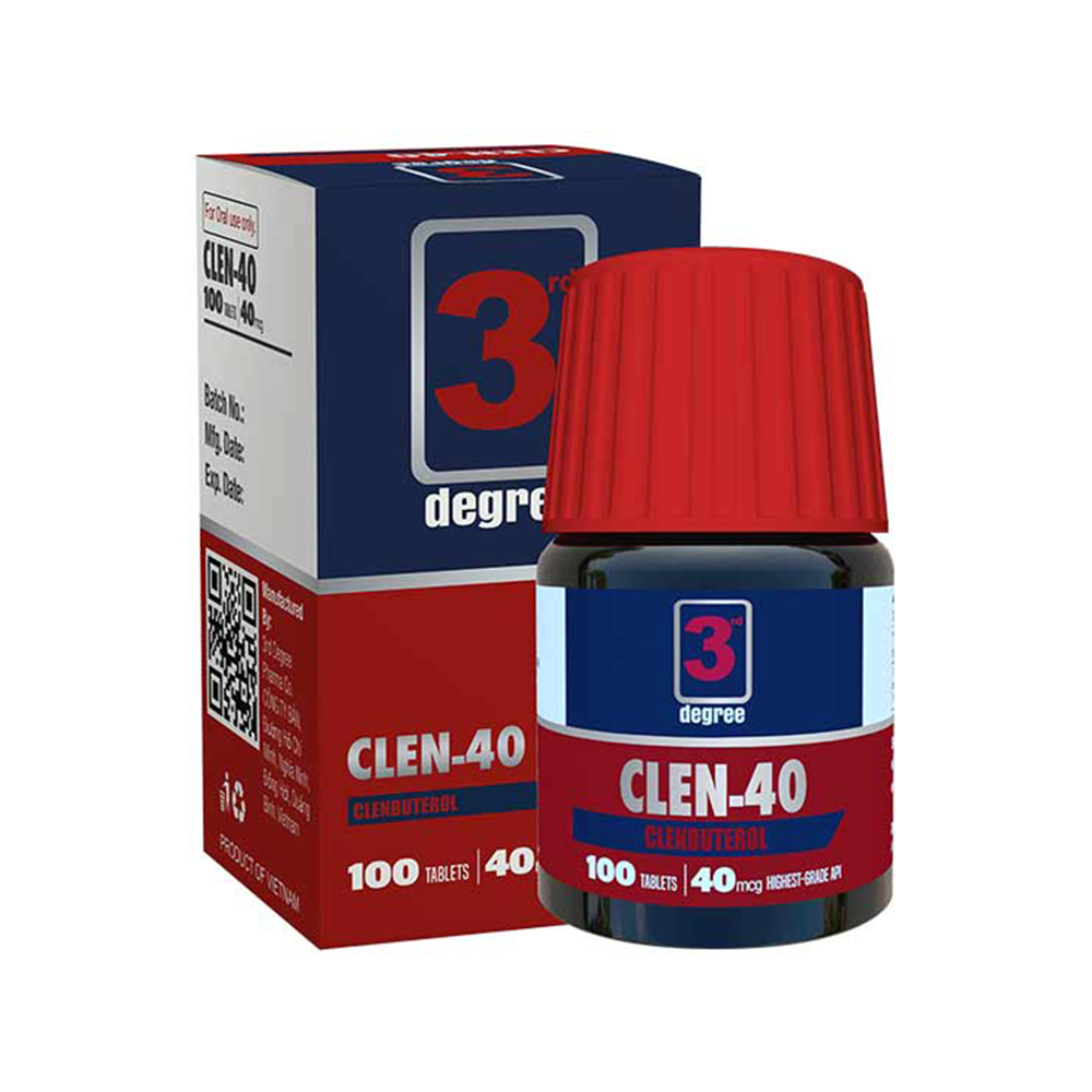 3RD DEGREE CLENBUTEROL, 100 TABS