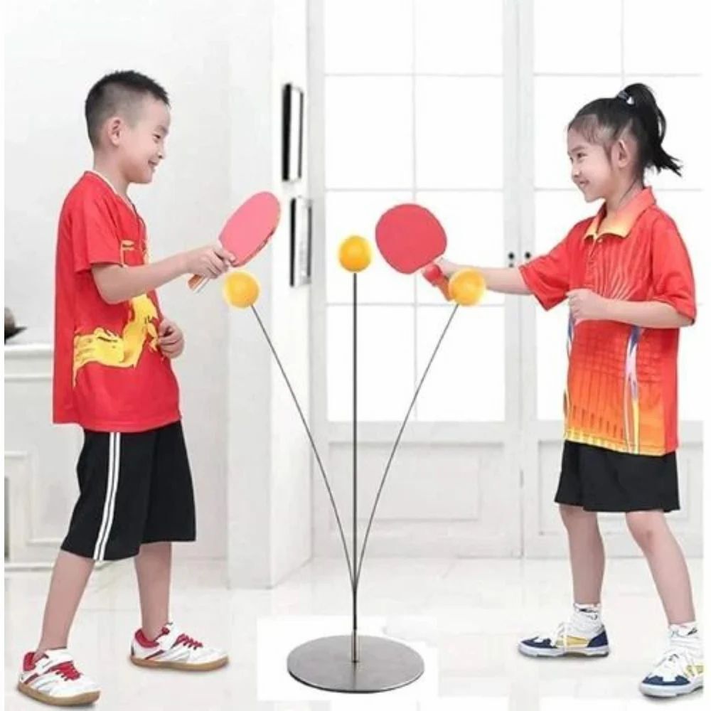 Ping Pong Table Tennis Trainer Kids Fun Game