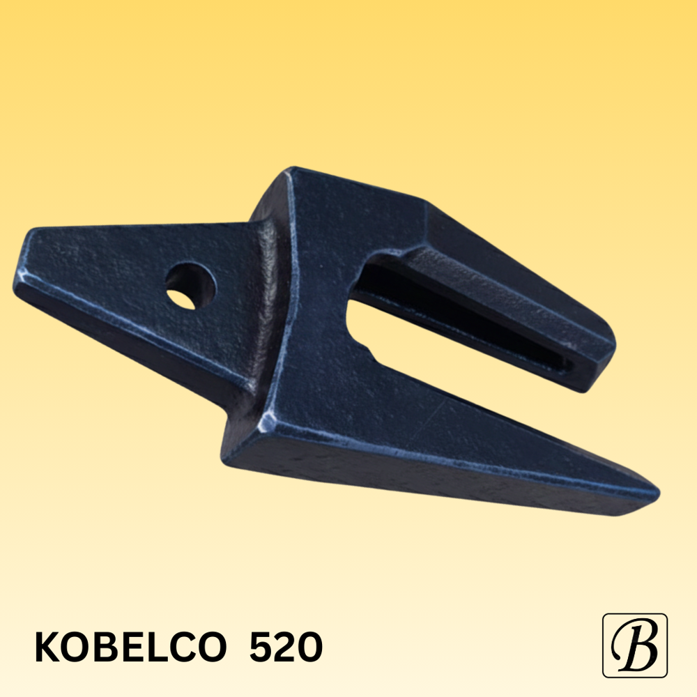 Kobelco 520  Bucket Teeth Adapter - Color: Blue