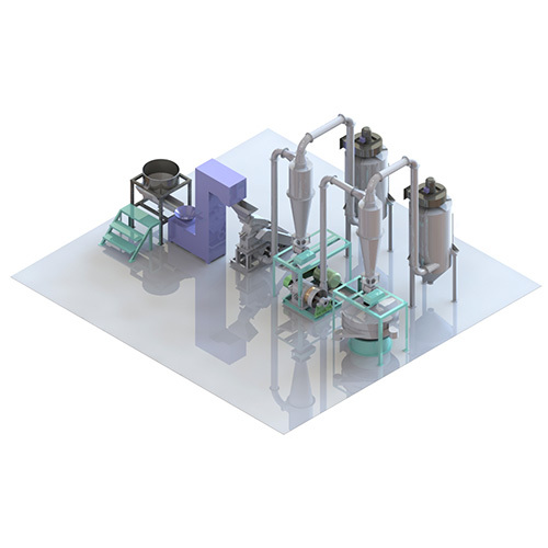 Semi Automatic Spices Grinding Machine