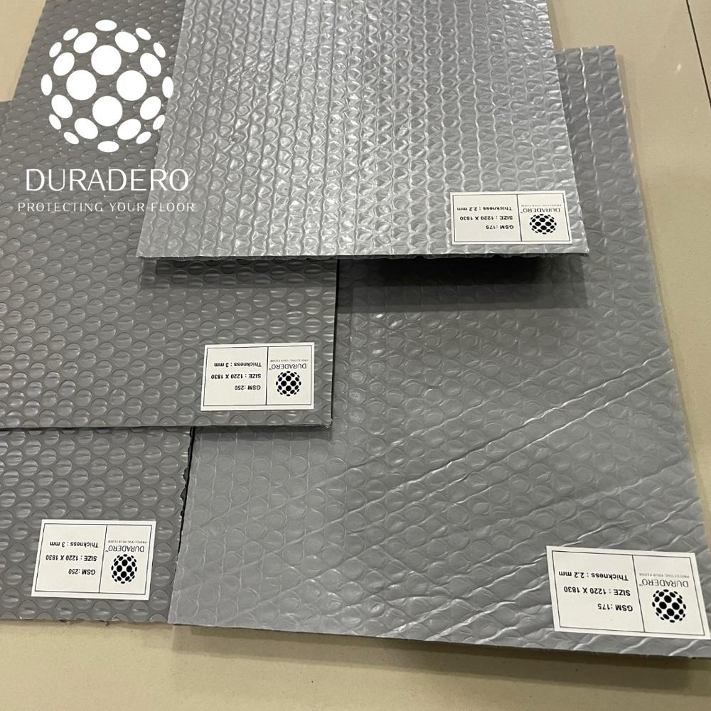 2.2 MM ( 6 x 4 ) grey color Bubble guard Floor Protection Sheet 175 GSM