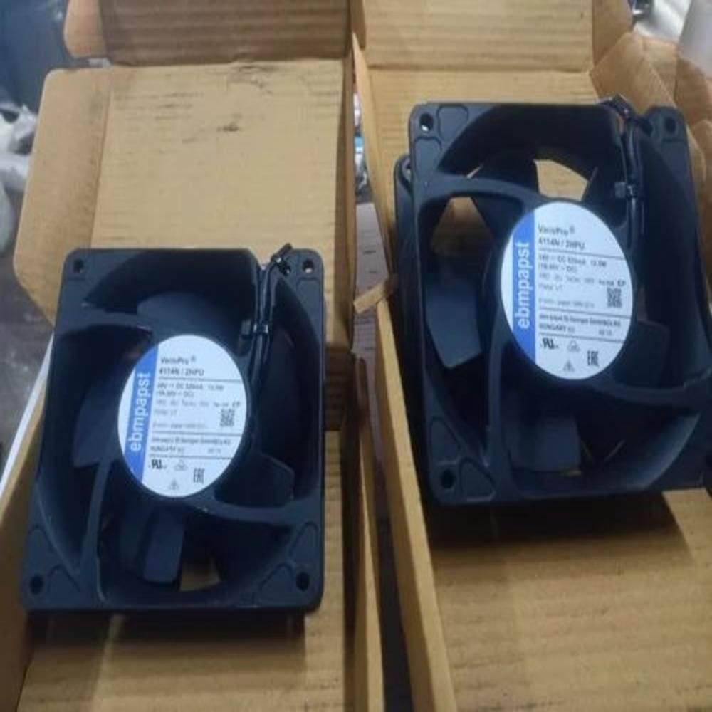 EBMPAPST 4114N/2HPU 24V DC 12.5W 8025mm Ball Bearing Industrial Axial Cooling Fan