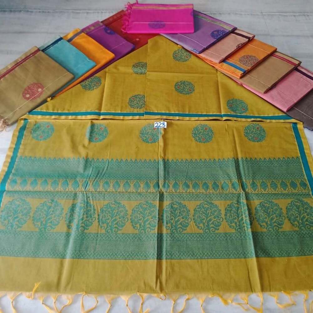 Ladies Pure Cotton Sarees