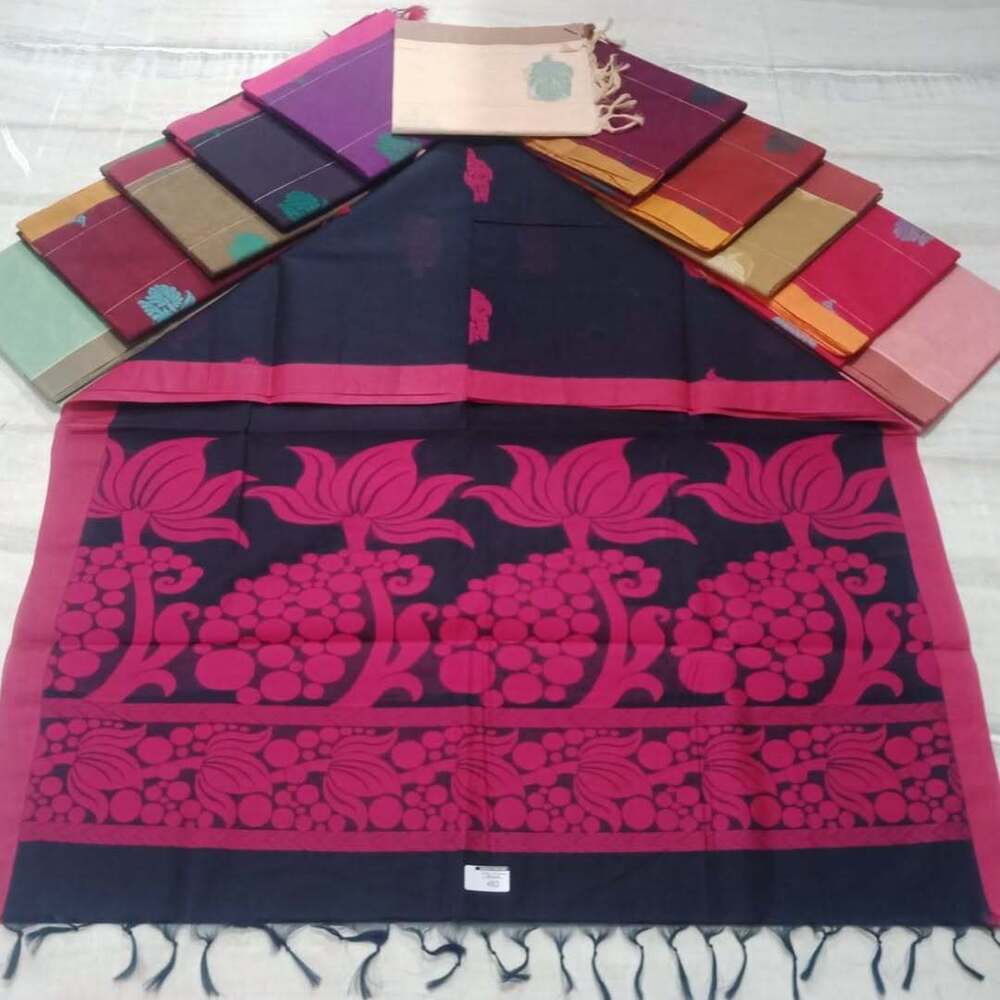COTTON PUTTA SAREE