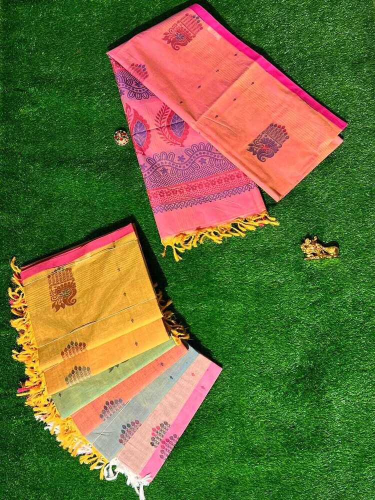 Ladies Pure Cotton Sarees