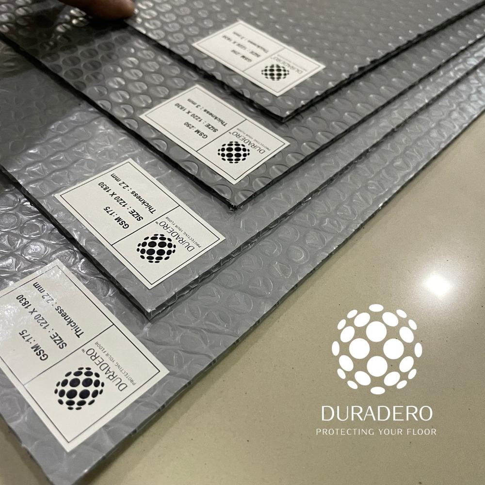 3.0 MM ( 6x4 feet ) ( Grey ) Bubble Guard Floor Protection Sheet 250GSM