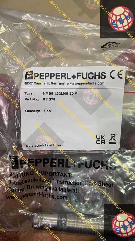 PEPPERL FUCHS PROXIMITY SENSOR, NMB5-12GM65-E0-V1