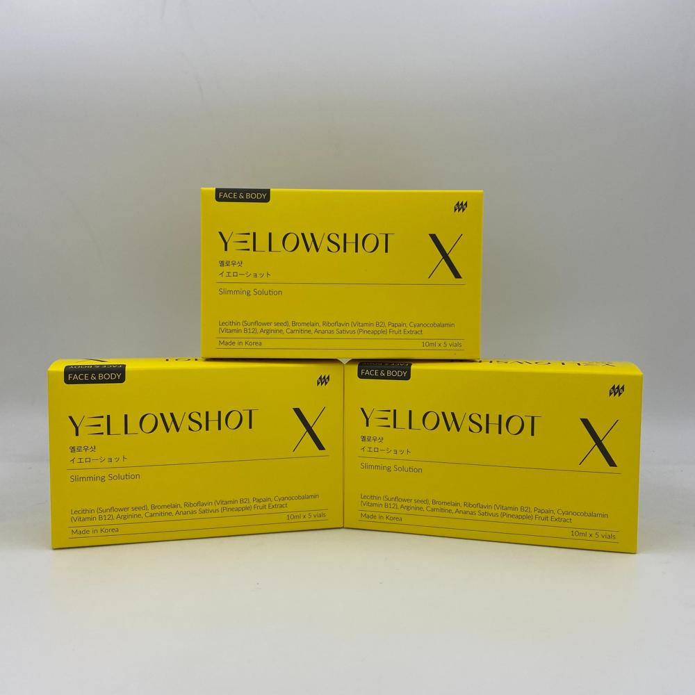 Fast Delivery Wholesale Yellowshot Slimming Solution 10ml x 5 vials