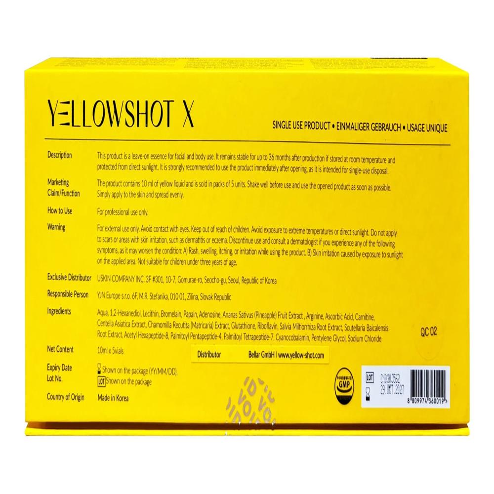 Top Quality Buy Yellowshot Slimming Solution 10ml X 5 Vials - Drug Type: Medicine Raw Materials