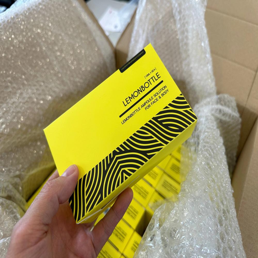 Lemon Bottle Ampoule Solution For Face & Body 10ml x 5ea Premium Quality Skin Care Treatment