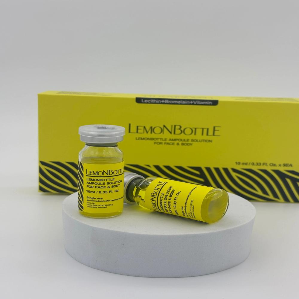 Fast Delivery Lemon Bottle Ampoule Solution For Face & Body 10ml x 5ea Advanced Facial and Body Treatment
