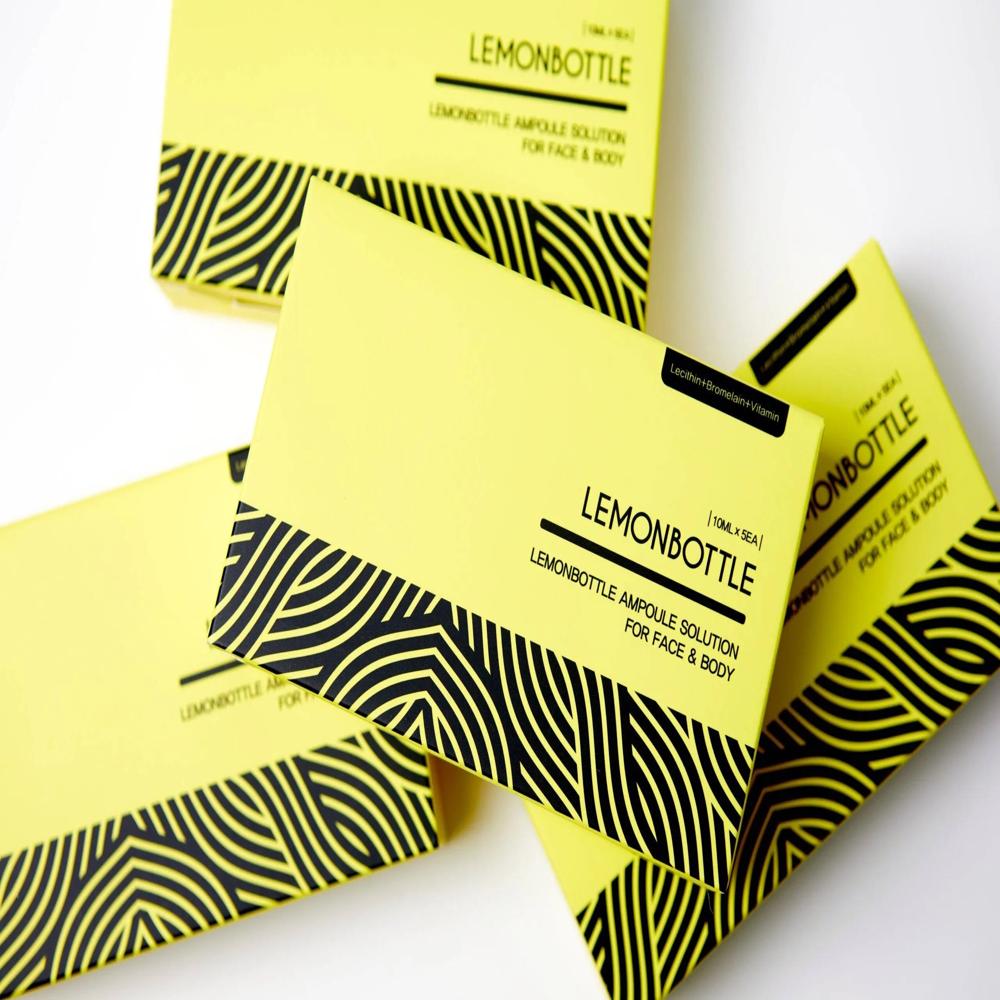 Fast Delivery Lemon Bottle Ampoule Solution For Face & Body 10ml x 5ea Advanced Facial and Body Treatment