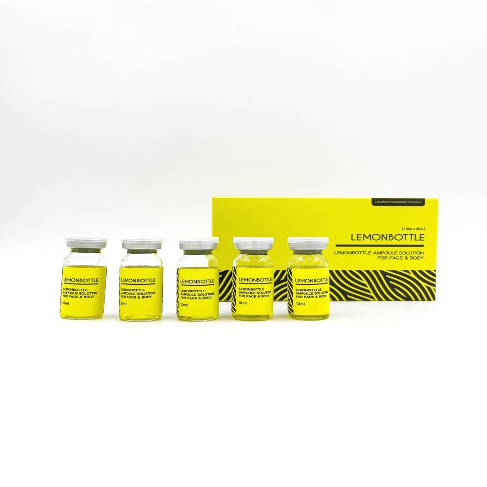 Wholesale Lemon Bottle Ampoule Solution For Face & Body 10ml x 5ea Professional Grade Skin Enhancement Treatment