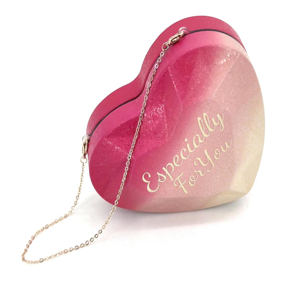 Valentine's Day Heart-Shaped Tin Box for Wedding Chocolate & Food Durable Metal Tin with Stylish Design