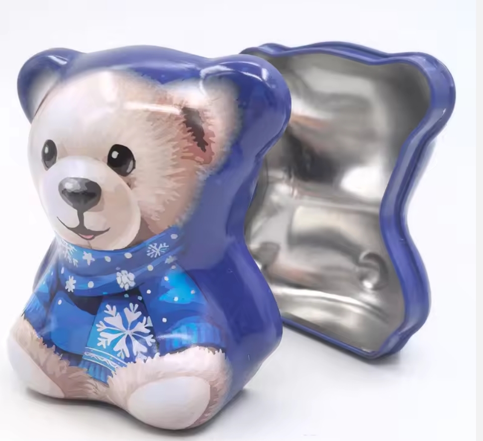 Custom Animal Shape Tin Coin Bank Piggy Bank Cute Metal Money Saving Container