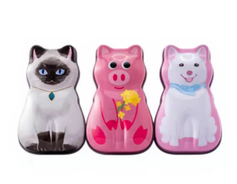 Custom Animal Shape Tin Coin Bank Piggy Bank Cute Metal Money Saving Container