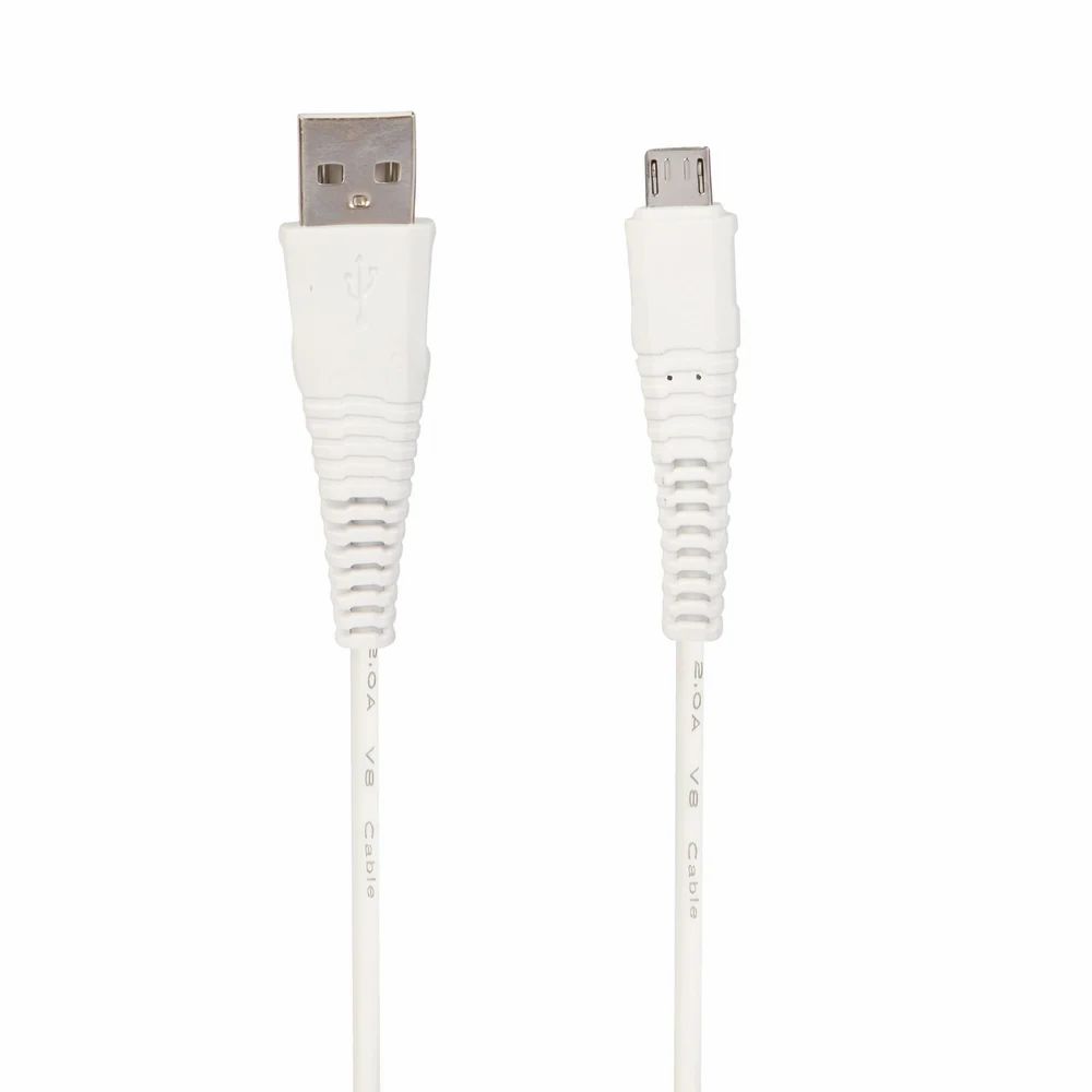 2.0a 10 In 1 Economy Micro Usb Cable - Color: White