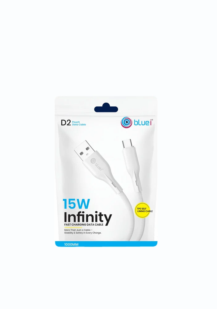 D2 15w Type-c Fast Charging Cable - Color: White