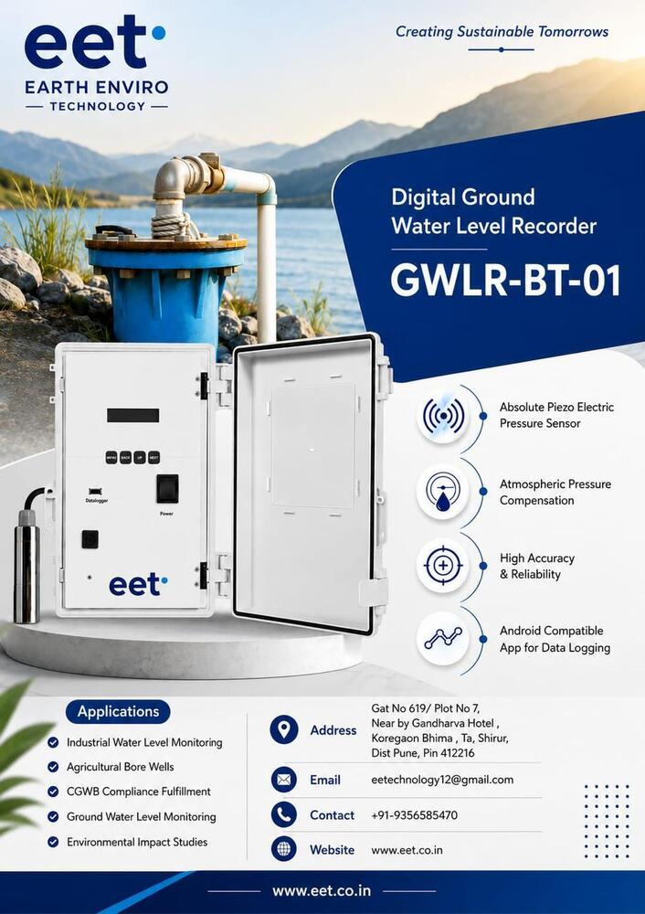 Digital Automatic Water Level Recorders Meter