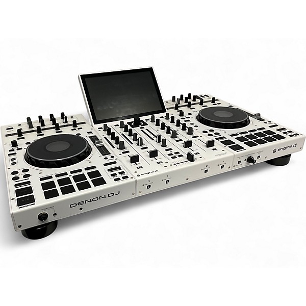 2025 Prime 4 White - Limited Edition Standalone Dj Controller With Flight Case available in stock