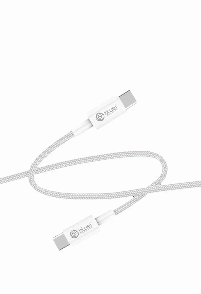 Dc-ip-02 Pd Type C To Type C 65w Fast Charging Data Cable - Color: White