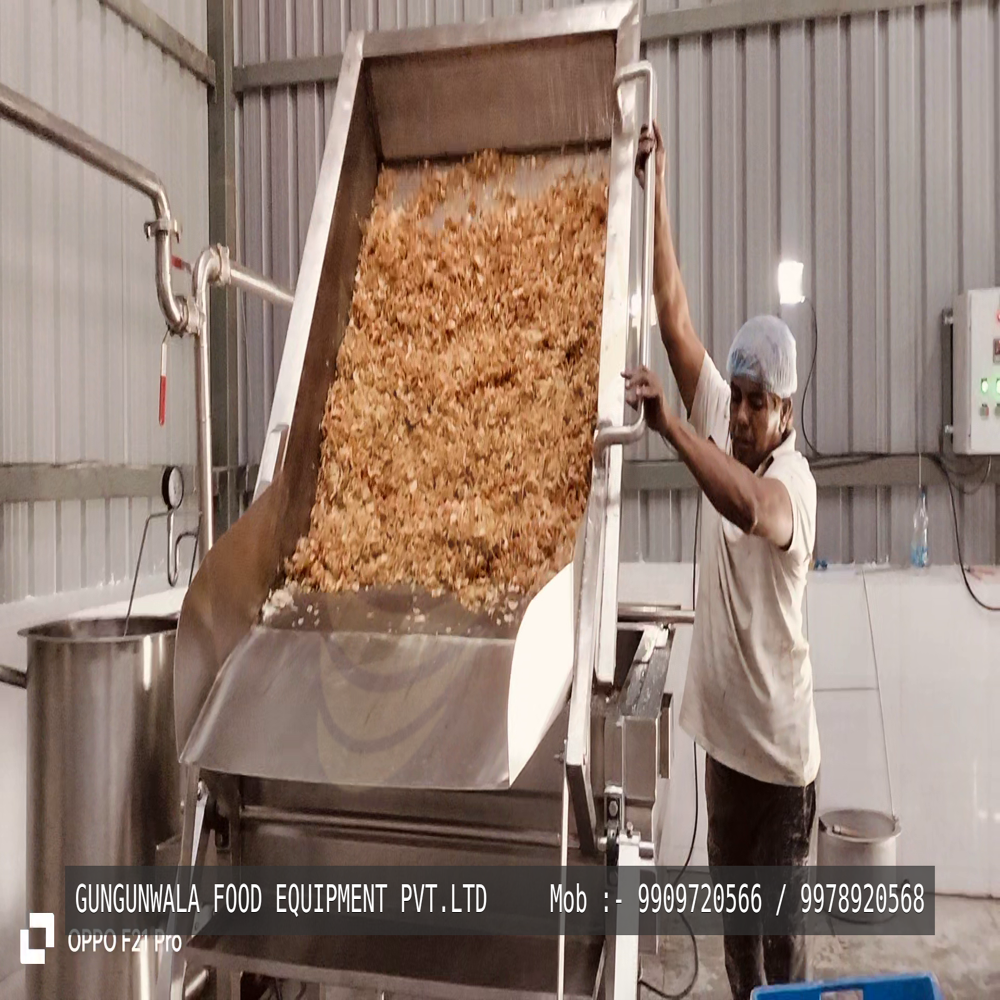 Batch Type Onion Fryer