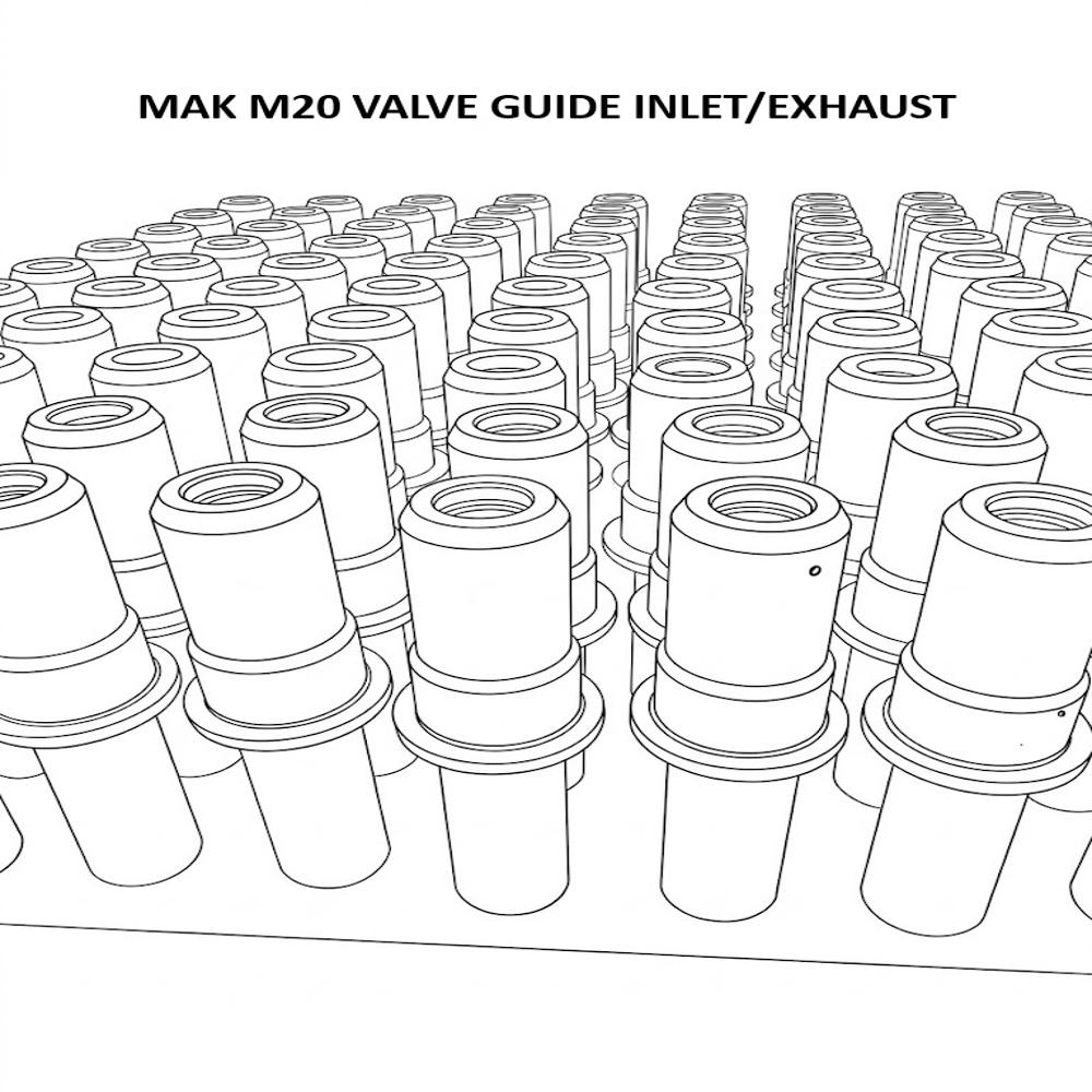 MAK M20 Valve Guide Inlet/Exhaust