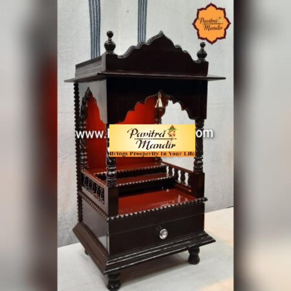 8 x 13x 30 Burma Teakwood Temple (Rosewood Polish)