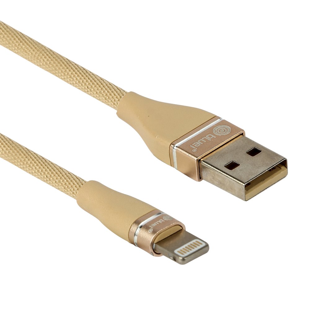 USB-A to Lightning PVC Bluei DC-X6 iPhone Data Cable, 1 M