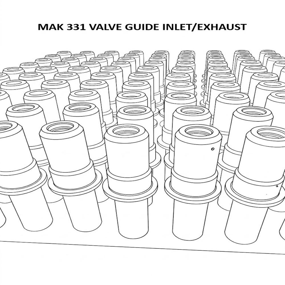 MAK 331 Valve Guide Inlet/Exhaust