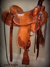Horse Western Saddle - Color: Brown