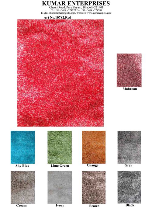 Coloured Shaggy Rugs