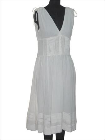 Cotton Cambric Dress 