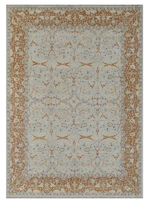 Embroidered Hand Knotted Carpets