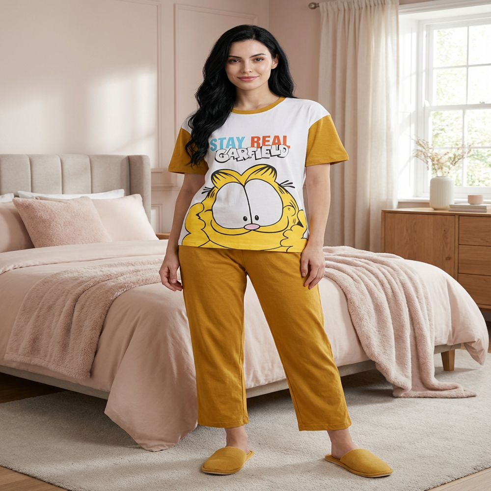 Ladies Sleeping Suits - Material: Cotton