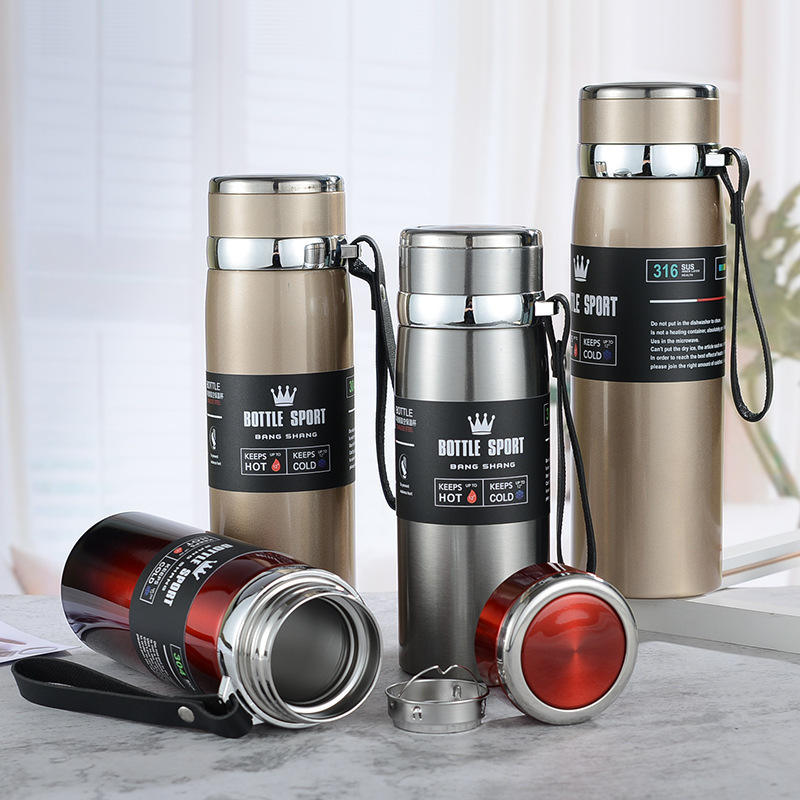 304 Stainless Steel Vacuum Thermos Cup 30oz Large Capacity Car Cup Small Waisted Gift Custom
